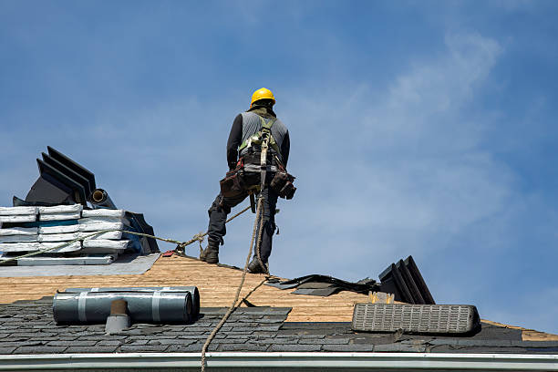 Professional Roof Installation technician working in Española, NM